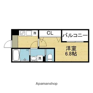 アプローズ新深江【2階】の間取り