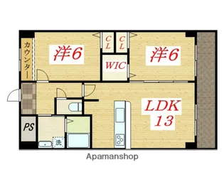 アプローズ今里【8階】の間取り