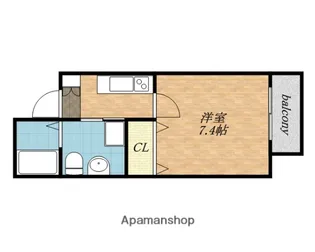 レジェンド・JS【503号室】の間取り