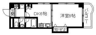 コンソラーレ日本橋【1階】の間取り