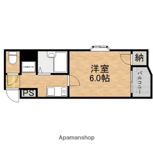 オーキッドコート玉造【10階】の間取り