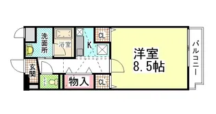 ルシェロノルテ【1階】の間取り