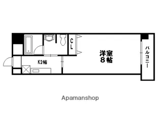 グランマーレ天満橋【10階】の間取り