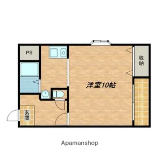 サンリーベⅡ番館【202号室】の間取り