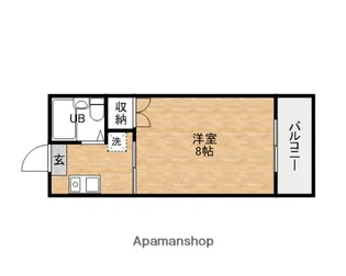 ノアーズアーク深江橋【606号室】の間取り