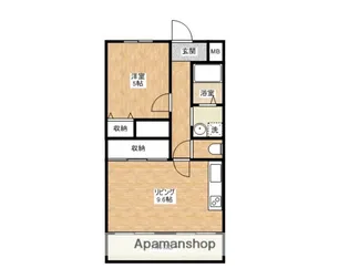 グリンブリヂ柴垣【801号室】の間取り