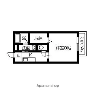 メゾン ド マホロバ【203号室】の間取り