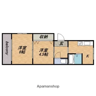進和マンション【202号室】の間取り