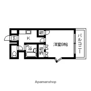 M’Sレジデンス城東中央【3階】の間取り
