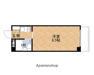 メゾン東船場【204号室】の間取り