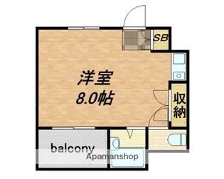 センエイ谷四【201号室】の間取り
