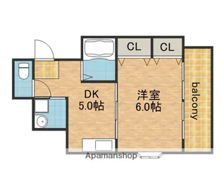レジデンス緑橋【401号室】の間取り