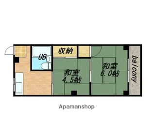 北川ハイツ【102号室】の間取り