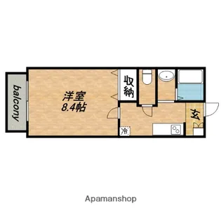 アリエッタ西堤【1階】の間取り