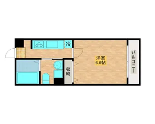 CELEB布施東【701号室号室】の間取り