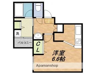 リバーライズ東小橋【507号室】の間取り