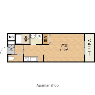 すみれハイツ【1階】の間取り