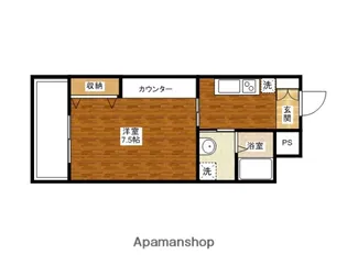 La CASA新深江【2階】の間取り