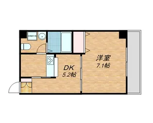 RITZ新今里【207号室号室】の間取り