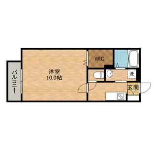 イーストフラワー壱番館【107号室号室】の間取り