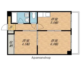 ラパンジール京橋【2階】の間取り