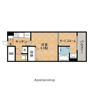 ヒルズR&A【5階】の間取り