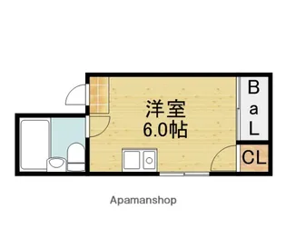 ブランシュⅡ【3D号室】の間取り