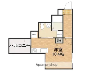 ヴィラタワー谷町【12階】の間取り
