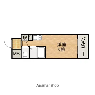 エムロード玉造【9階】の間取り