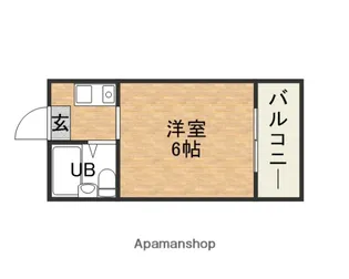 ドリーム21大今里南【4階】の間取り