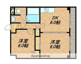 グランデージ今里【7階】の間取り