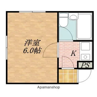 AXIA緑橋【306号室】の間取り