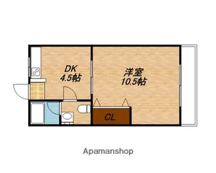 エクセル今里マンション【4階】の間取り