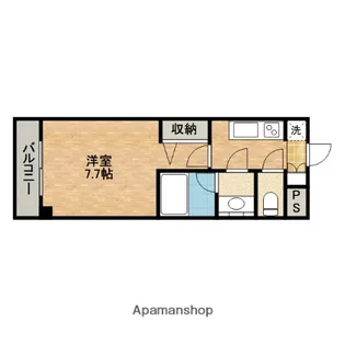 プロシード深江橋【506号室】の間取り