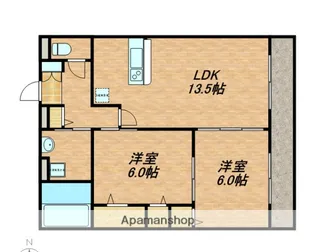 ティエラ【2階】の間取り