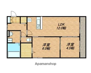 ティエラ【3階】の間取り