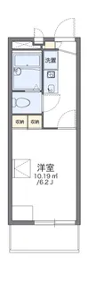 レオパレスクリスタ住吉【2階】の間取り