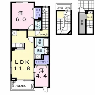 サンシャイン東山 PARTI【3階】の間取り
