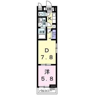 エスタリオコート【3階】の間取り