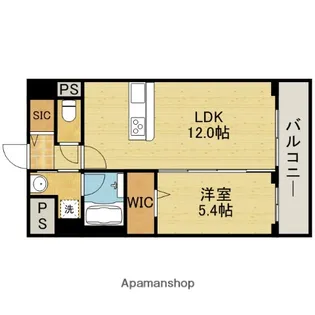 マルミーナ今里【2階】の間取り