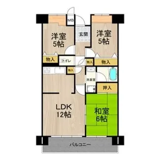 パークハイム南加賀屋【1階】の間取り