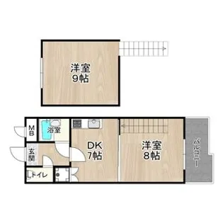 エイチ・ツー・オー今川【5階】の間取り