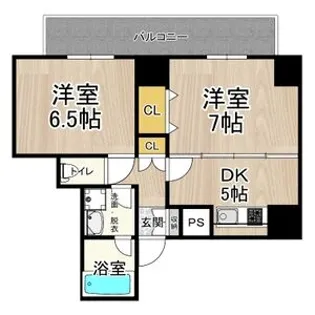 CITYSPIRE難波プレミア【3階】の間取り