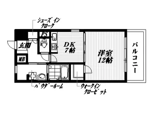 メゾン・デ・ノムラ島之内【8階】の間取り