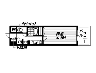 メゾン・デ・ノムラ島之内【9階】の間取り
