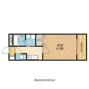 フジパレス城東天王田【1階】の間取り
