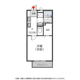カーム東住吉【201号室号室】の間取り