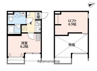 4ドシー林寺【2階】の間取り