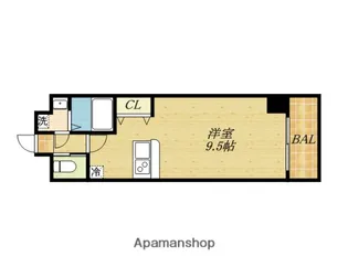AMALFI森ノ宮【7階】の間取り