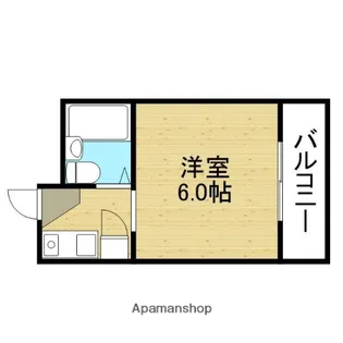 コボックス【413号室】の間取り